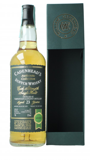 Tamnavulin  Speyside Scotch Whisky 23 Years Old 1992 2015 70cl 55% Cadenhead's - Authentic Collection