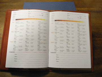TASTING NOTE BOOK