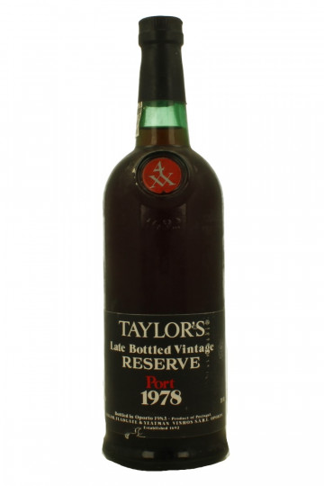Taylor's  Port Wine 1978 75cl 20% Reserve