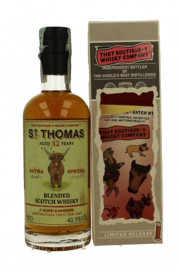 TBWC St. Thomas Blended Whisky 32 years old 50cl 40.1% - batch&nbsp;#1