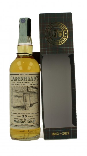 TEANINICH 23 Years Old 1993 2017 70cl 52.3% Cadenhead's - Whisky Shop Odense