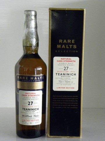TEANINICH 27 YO 1972 70 CL 64,20% RARE MALTS
