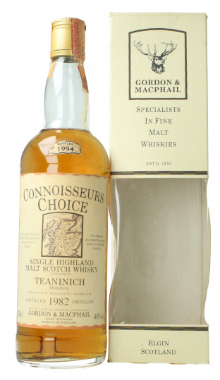 TEANINICH Hihgland malt Scotch Whisky 1982 1994 70cl 40% Gordon MacPhail  - Connoiseur Choice