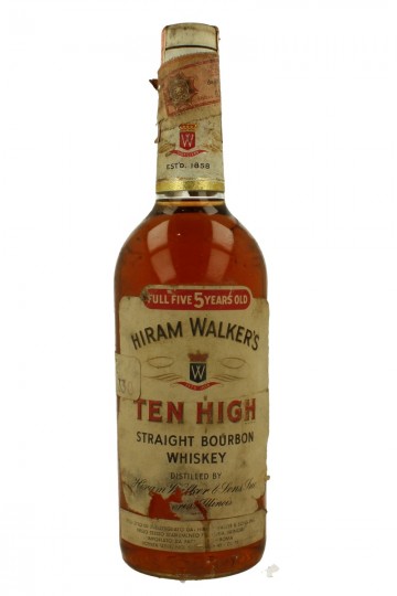 TEN HIGH Straight Bourbon Whiskey Bot. 60's 75cl 43% Hiram Walker