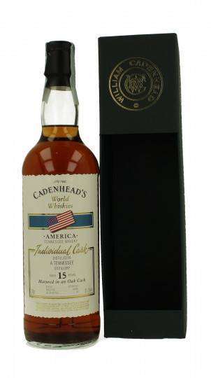 TENNESSEE WHISKEY 15 Years Old 2019 70cl 51.1% Cadenhead's - World whiskies only 162 bottles