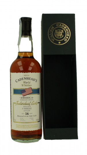 TENNESSEE WHISKEY 16 Years Old 2019 70cl 49.8% Cadenhead's - World whiskies only 156 bottles