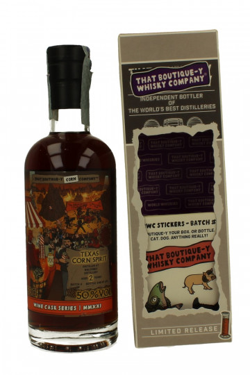 Texas Corn Spirit 2 years old 50cl 50% The Boutique Whisky Company Batch 4