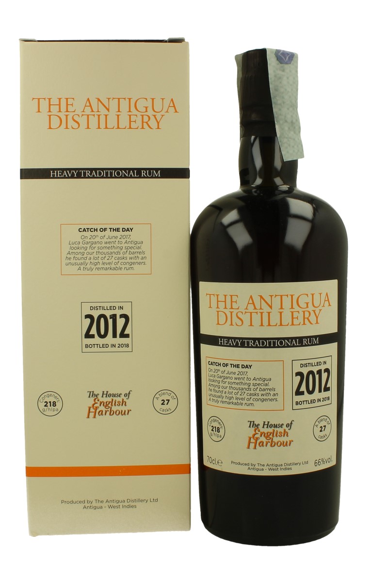 THE ANTIGUA DISTILLERY 2012 2018 70cl 66 Heavy Traditional Rum
