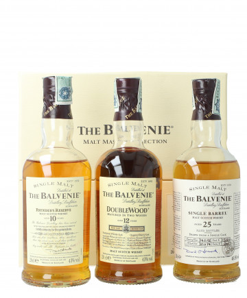 The Balvenie  Malt collection Bot in The 90's early 2000 3x20cl OB- 25 yo 1974-10 yo-12yo
