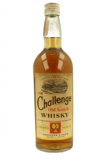 THE CHALLENGE Bot.60/70's 75cl  43% Anderson & Shaw - Blended