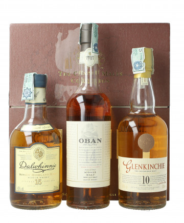 The Classic Malt collection Bot in The 90's early 2000 3x20cl OB- Dalwhinnie 15yo- Oban 14 yo -Glenkinchie 10yo