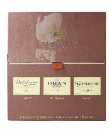 The Classic Malt collection Bot in The 90's early 2000 3x20cl OB- Dalwhinnie 15yo- Oban 14 yo -Glenkinchie 10yo