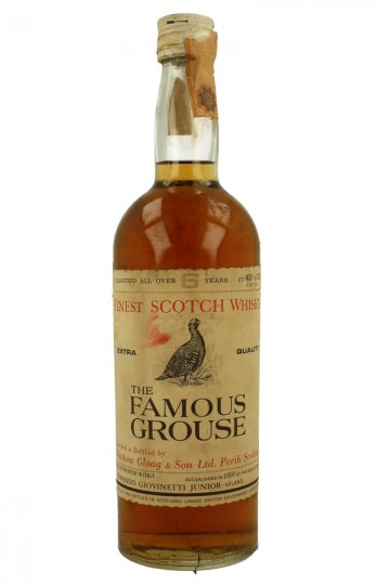 THE FAMOUS GROUSE 6yo Bot.circa 1970 75cl 43% Matthew Gloag & Co. - Blended