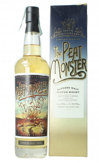 The Peat Monster Blended Malt  Scotch  Whisky 70cl 48.9% COMPASS BOX WHISKY CO.
