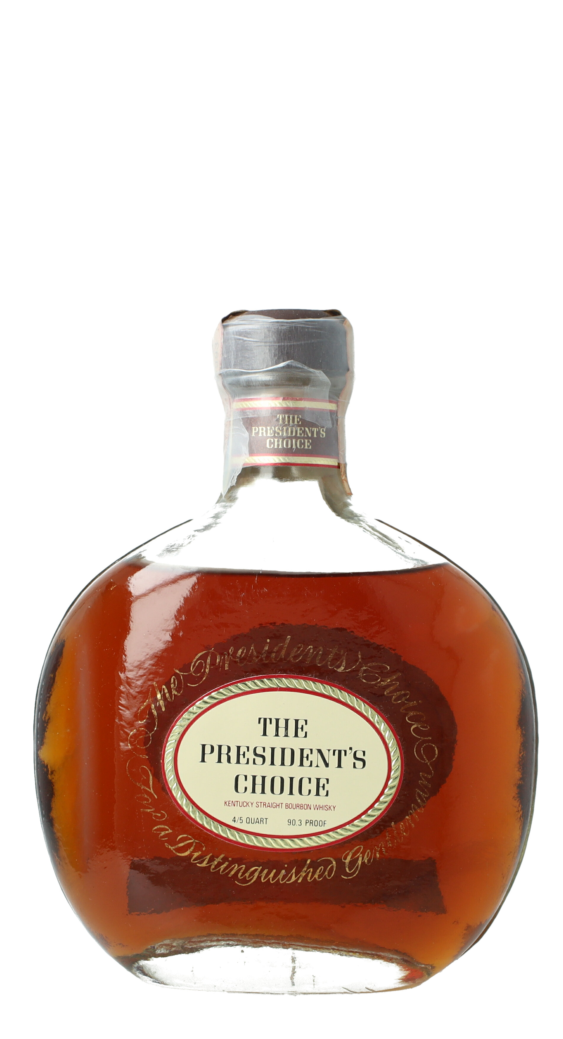 The President Choice Straight Bourbon Whiskey - Bot.60's or 70's