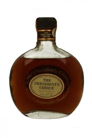 The Presindent 's Choice  Kentucky Straight Bourbon Whiskey Bot 60/70's 75cl 45%