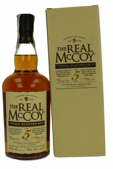 THE REAL McCOY 5 years old 70cl 40%