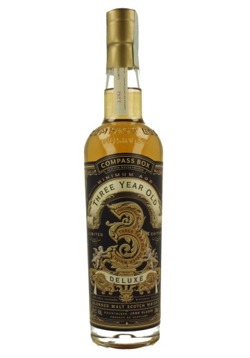 THREE YEARS OLD DeLuxe 70cl 49.2% Compass Box Whisky Co. Blended Malt