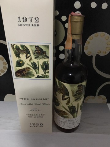 TOBERMORY 1972 BOTTLED IN THE  80'S 75cl 46% Moon Imp. cask 1527-31