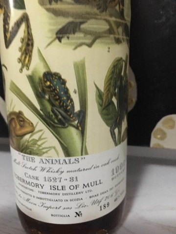 TOBERMORY 1972 BOTTLED IN THE  80'S 75cl 46% Moon Imp. cask 1527-31