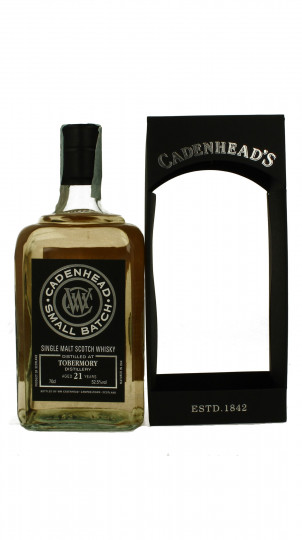 TOBERMORY 21 years old 1995 2016 70cl 52.5% Cadenhead's - Small Batch