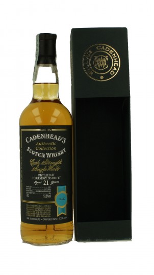 TOBERMORY 21 years old 1995 2016 70cl 53.8% Cadenhead's - Authentic Collection
