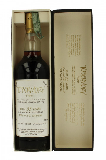 TOBERMORY 33 years Old 1972 49% Moon Import - Private stock #9
