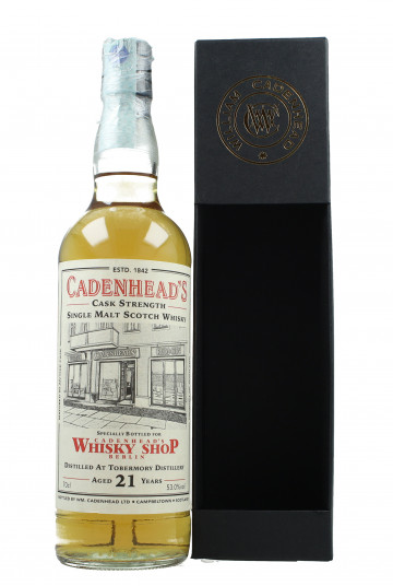 Tobermory Island of Mull  Scotch Whisky 21 years old 1996 2018 70cl 53% Cadenhead's - whisky shop Berlin