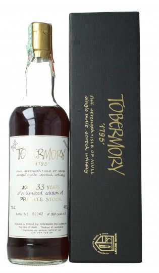 Tobermory Island Scotch Whisky 33 Year Old 1972 70cl 49% Moon Import -cask  9