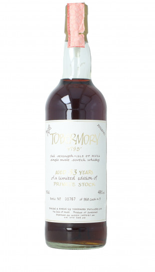 Tobermory Island Scotch Whisky 33 Year Old 1972 70cl 49% Moon Import -cask  9