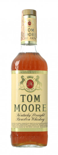 Tom Moore Kentucky Straight Bourbon Whiskey 8 year old 1960 -1970 circa 75cl 43%