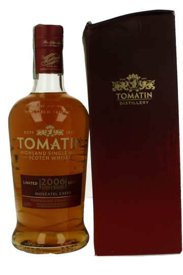 TOMATIN 15 years old 70cl 46% OB  - PORTUGUESE COLLECTION MOSCATEL CASK