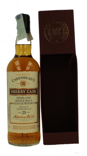 TOMATIN 23 Years Old 1994 2018 70cl 47.4% Cadenhead's - SHERRY CASK