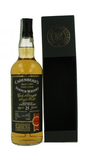 TOMATIN 25 Years old 1989 2015 70cl 51.9% Cadenhead's - Authentic Collection