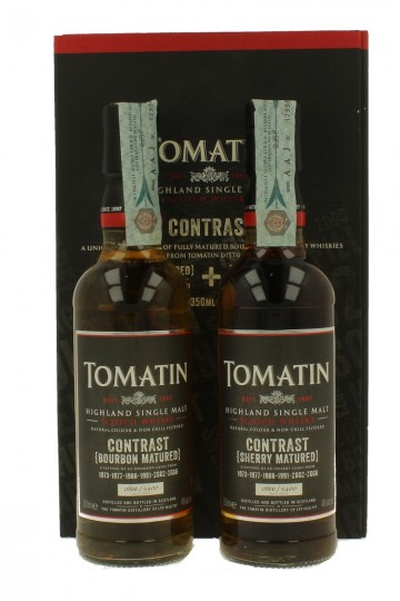 TOMATIN 2x35cl Contrast sherry e bourbon cask