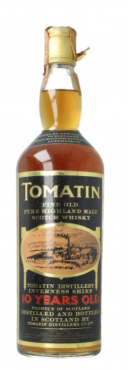 Tomatin Highland   Scotch whisky 10 year old - Bot.70's-80's 75cl 43% OB -