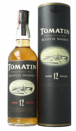 Tomatin Highland   Scotch whisky 12 year old Bot in The 90's early 2000 70cl 40% OB -old edition