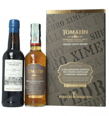 Tomatin Highland   Scotch whisky 2002 2012 1x35cl -1x 37,5cl 53.4% OB -PX  edition plus Sherry wine
