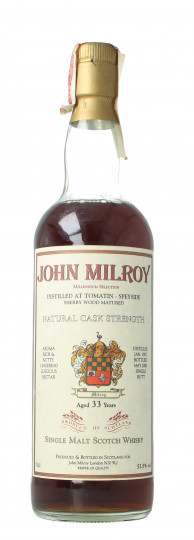 Tomatin Highland   Scotch whisky 33 Year Old 1967 2000 70cl 53.5% John Milroy -Single Butt