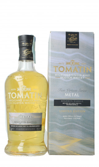Tomatin Highland   Scotch whisky 70cl 45% OB-Metal Edition