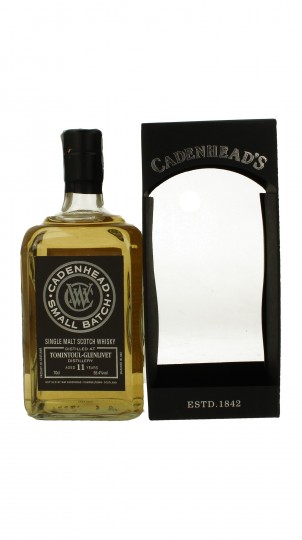 TOMINTOUL 11 years old 2006 2018 70cl 55.4% Cadenhead's - Small Batch