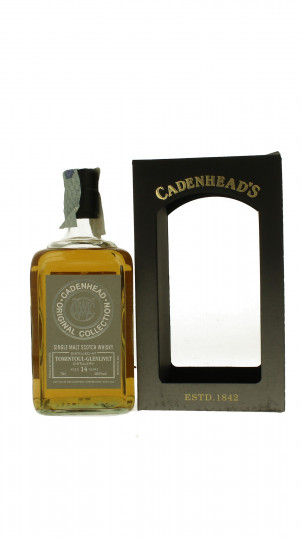 TOMINTOUL 14 years old 70cl 46% Cadenhead's -Original Collection