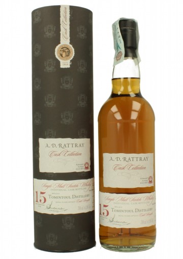 TOMINTOUL 15yo 1999 2015 70CL 61% A.D. Rattray - Fino butt  #9289
