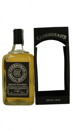 TOMINTOUL 30 Years Old 1985 2016 70cl 48.7% Cadenhead's - Small Batch