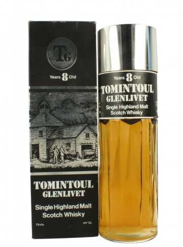 TOMINTOUL 8yo bot.80's 75cl 43% OB