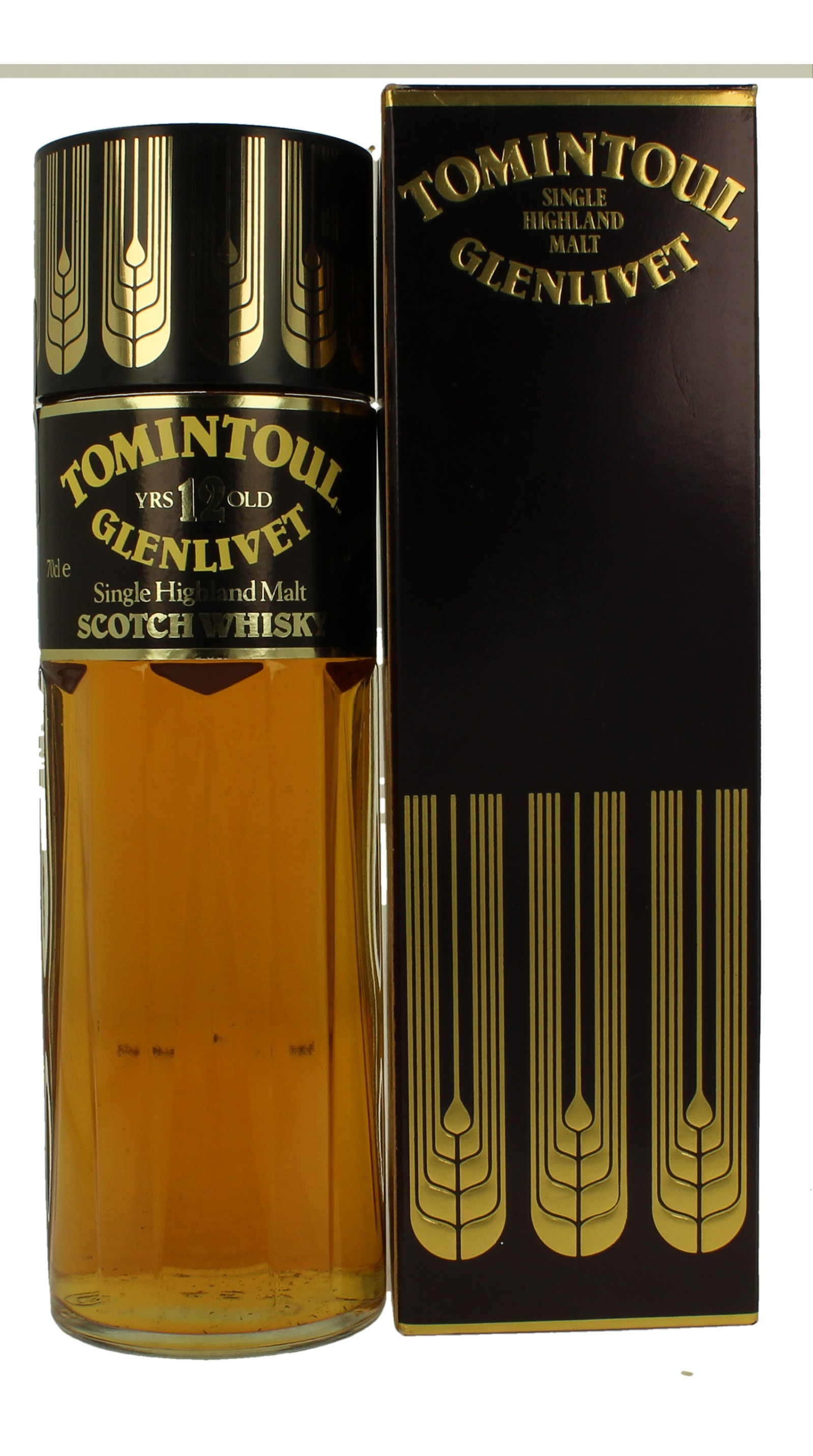 TOMINTOUL-Glenlivet 12 years old Bot in The 90's 70cl 43% OB