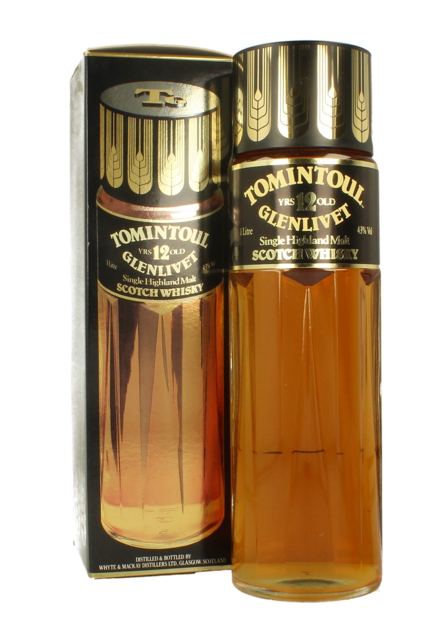 TOMINTOUL-Glenlivet 12yo Bot.80's 100cl 43% OB - Products - Whisky