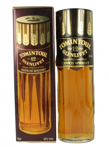 TOMINTOUL-Glenlivet 12yo Bot.80's 75cl 43% OB