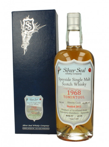 Tomintoul  Highland   Scotch Whisky 44 Year Old 1968 2012 70cl 46% SILVER SEAL-THE WHISKY AGENCY JOINT