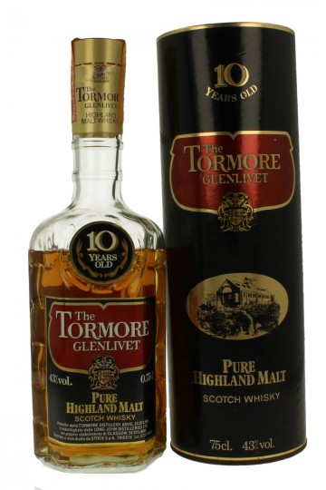 TORMORE 10 years old 75cl 43% LOW LEVEL